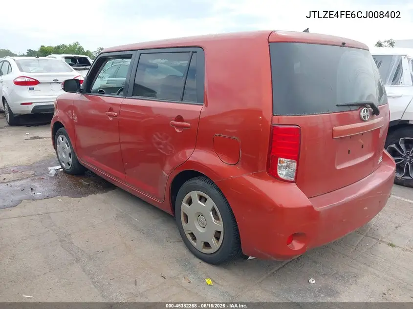 2012 Scion Xb Release Series 9.0 VIN: JTLZE4FE6CJ008402 Lot: 45382268
