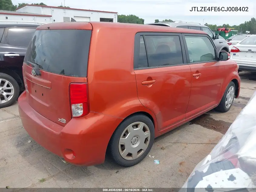 2012 Scion Xb Release Series 9.0 VIN: JTLZE4FE6CJ008402 Lot: 45382268