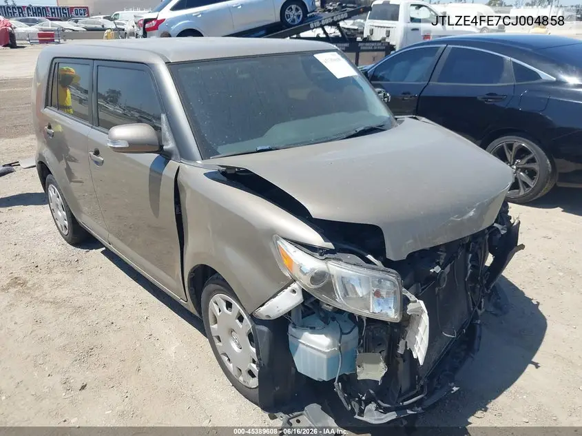 2012 Scion Xb VIN: JTLZE4FE7CJ004858 Lot: 45389608