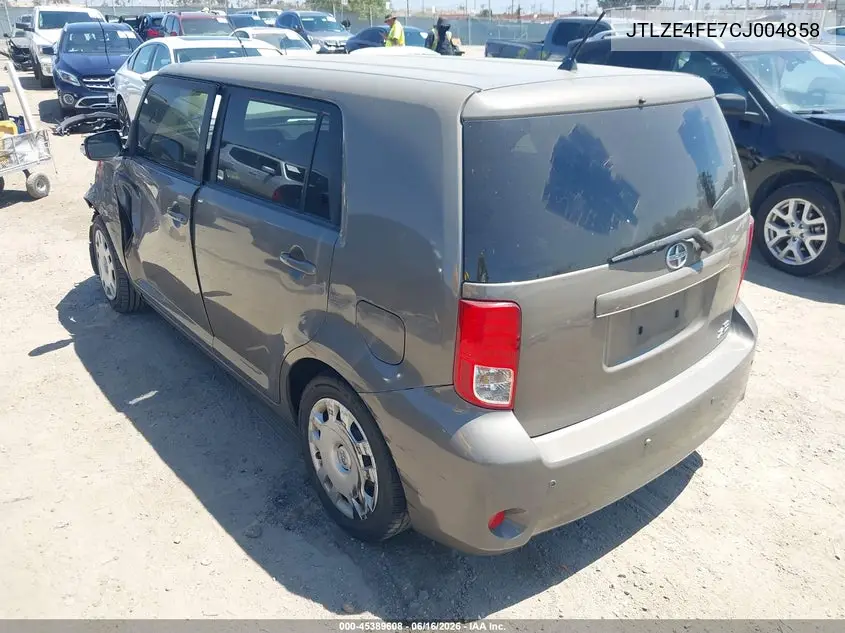 2012 Scion Xb VIN: JTLZE4FE7CJ004858 Lot: 45389608