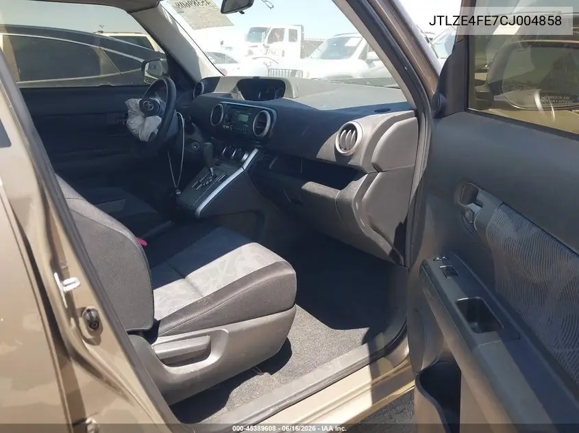 2012 Scion Xb VIN: JTLZE4FE7CJ004858 Lot: 45389608
