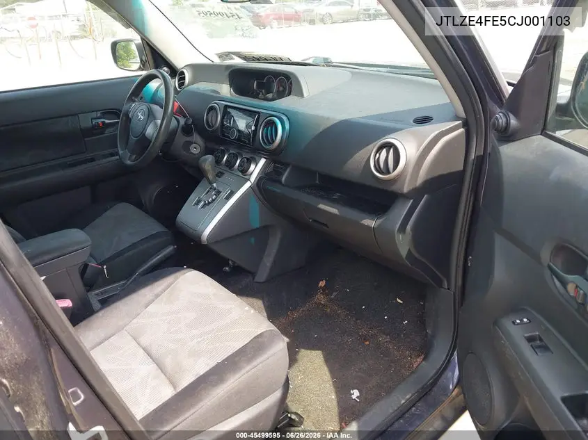 2012 Scion Xb VIN: JTLZE4FE5CJ001103 Lot: 45499595