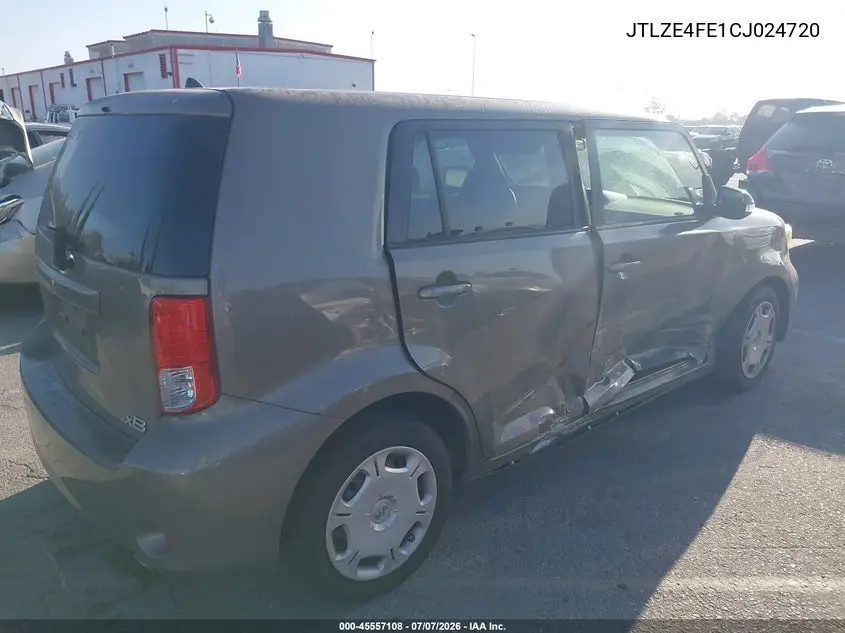 2012 Scion Xb VIN: JTLZE4FE1CJ024720 Lot: 45557108