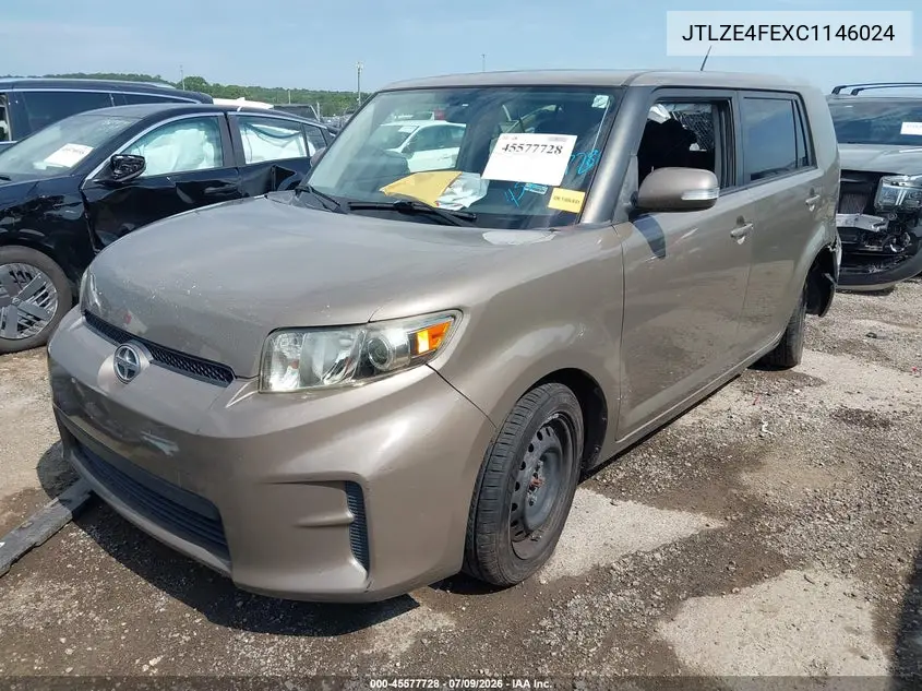 2012 Scion Xb VIN: JTLZE4FEXC1146024 Lot: 45577728