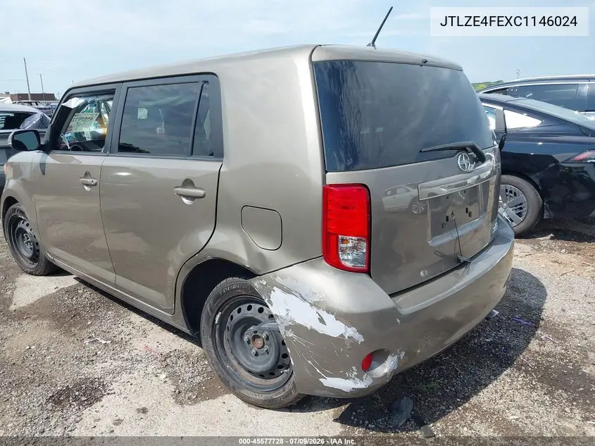 2012 Scion Xb VIN: JTLZE4FEXC1146024 Lot: 45577728