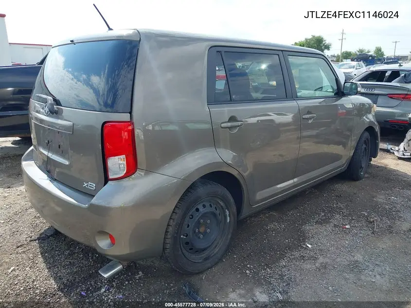 2012 Scion Xb VIN: JTLZE4FEXC1146024 Lot: 45577728