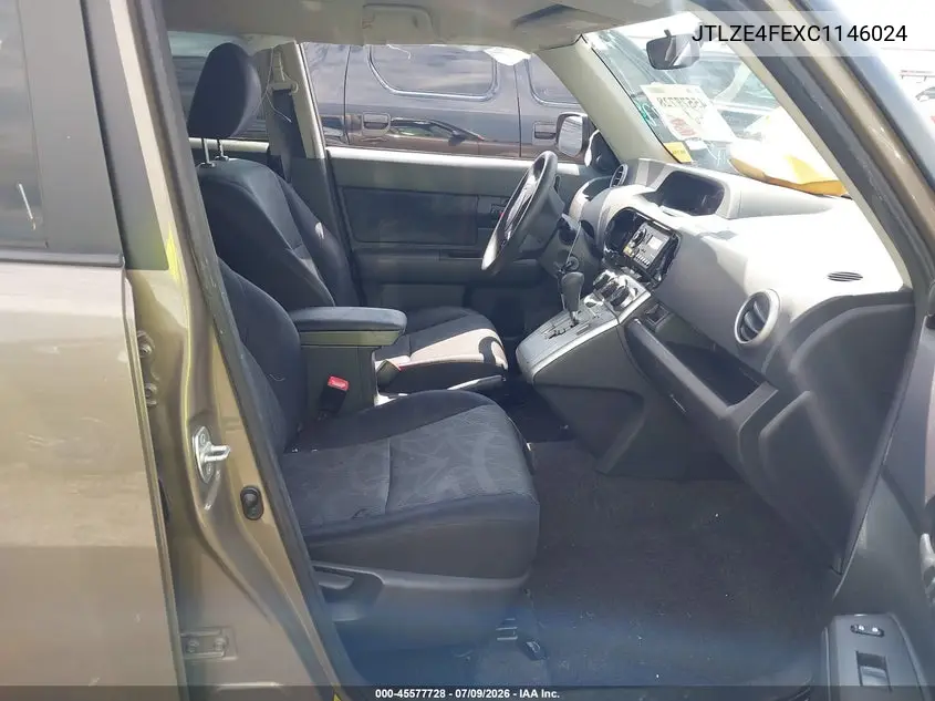 2012 Scion Xb VIN: JTLZE4FEXC1146024 Lot: 45577728