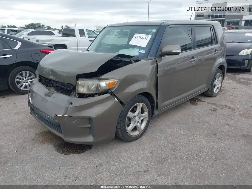 2012 Scion Xb VIN: JTLZE4FE1CJ001776 Lot: 45582392