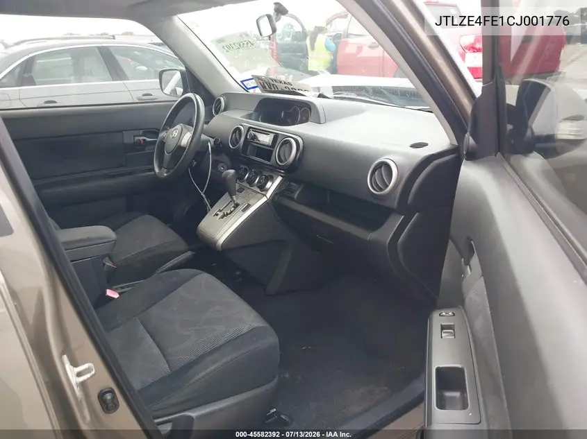2012 Scion Xb VIN: JTLZE4FE1CJ001776 Lot: 45582392