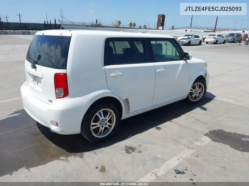 2012 Scion Xb VIN: JTLZE4FE5CJ025093 Lot: 45671348
