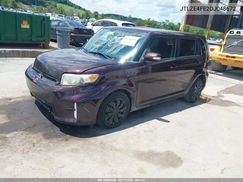 2013 Scion Xb VIN: JTLZE4FE2DJ048672 Lot: 45360100