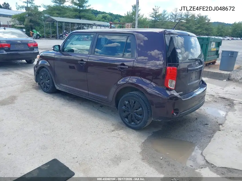 2013 Scion Xb VIN: JTLZE4FE2DJ048672 Lot: 45360100