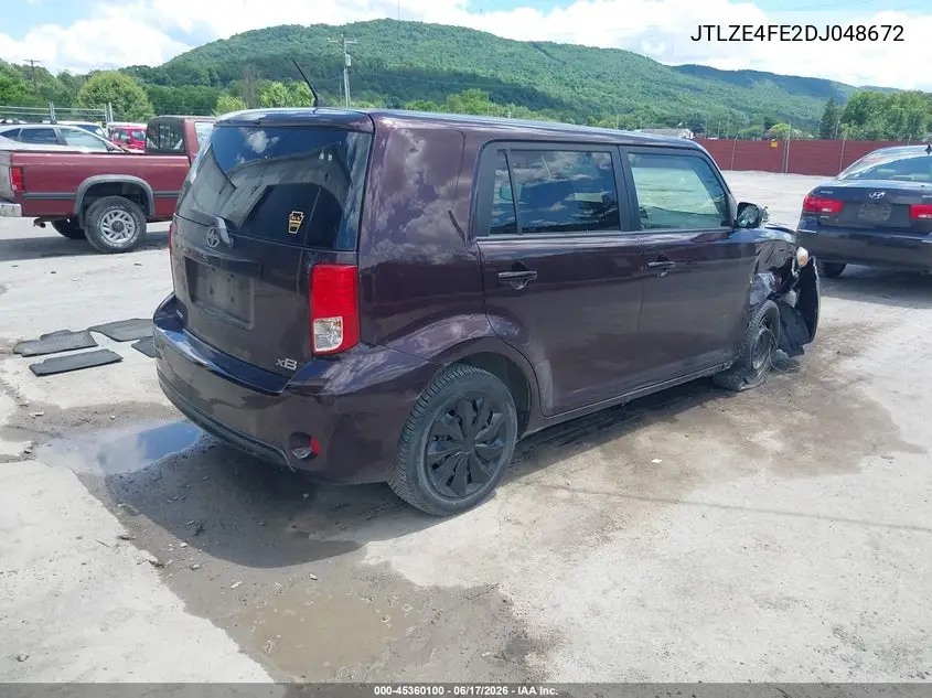2013 Scion Xb VIN: JTLZE4FE2DJ048672 Lot: 45360100