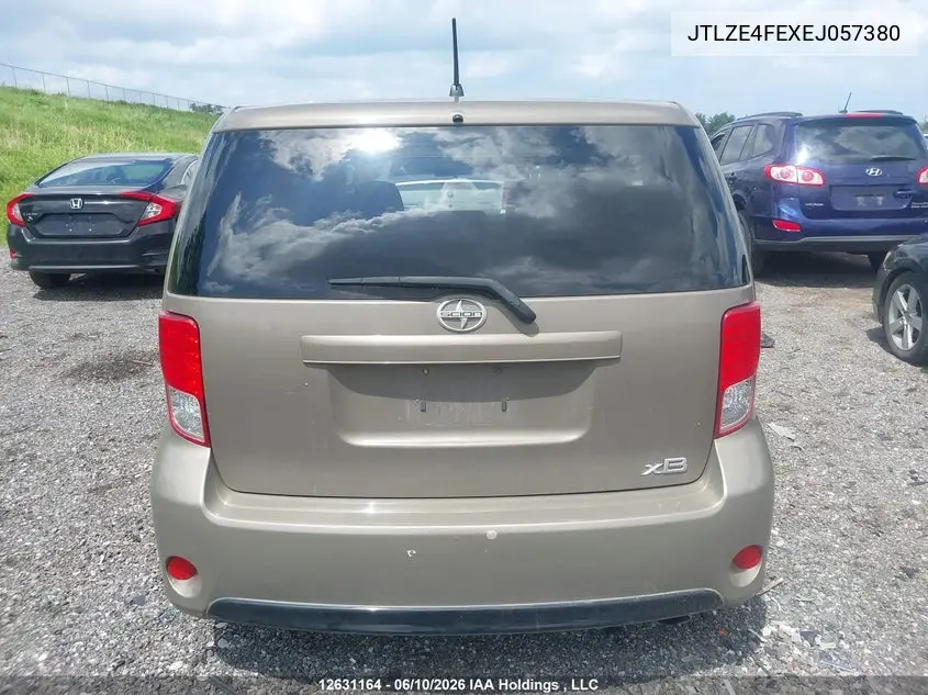 2014 Scion Xb VIN: JTLZE4FEXEJ057380 Lot: 12631164