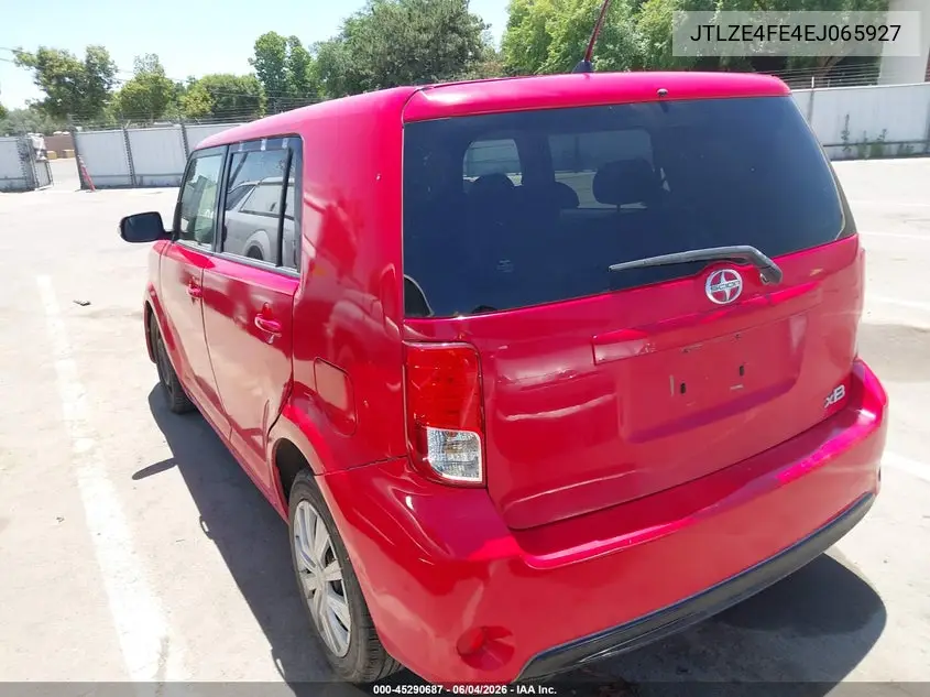 2014 Scion Xb VIN: JTLZE4FE4EJ065927 Lot: 45290687