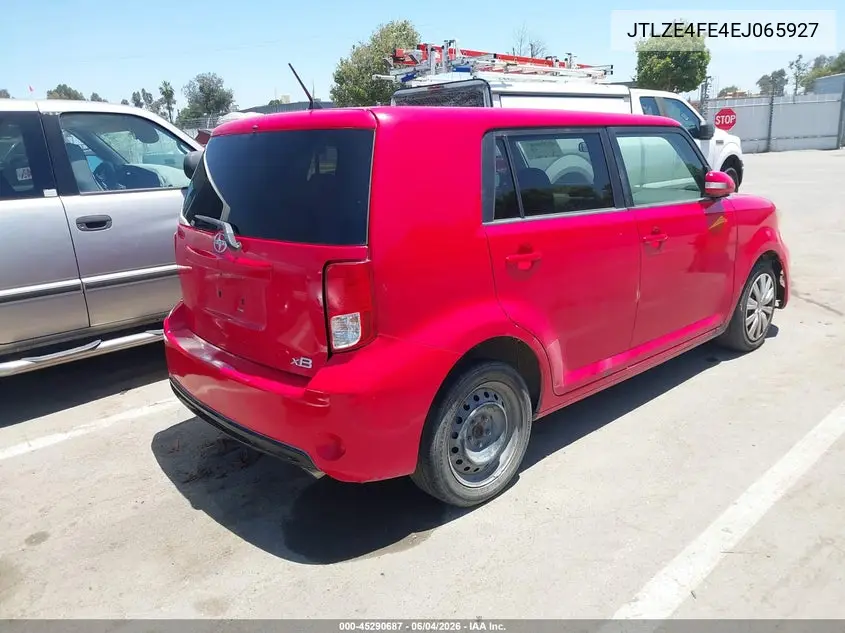 2014 Scion Xb VIN: JTLZE4FE4EJ065927 Lot: 45290687