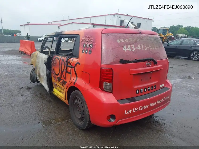 2014 Scion Xb VIN: JTLZE4FE4EJ060890 Lot: 45338631