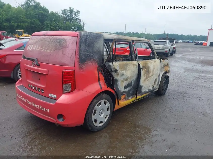 2014 Scion Xb VIN: JTLZE4FE4EJ060890 Lot: 45338631