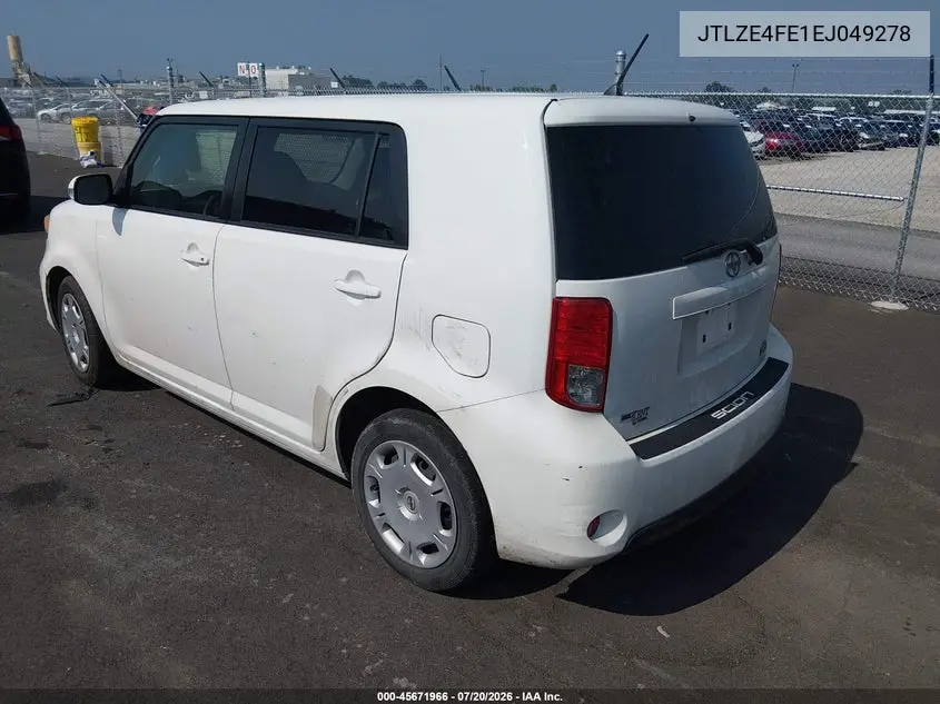 2014 Scion Xb VIN: JTLZE4FE1EJ049278 Lot: 45671966