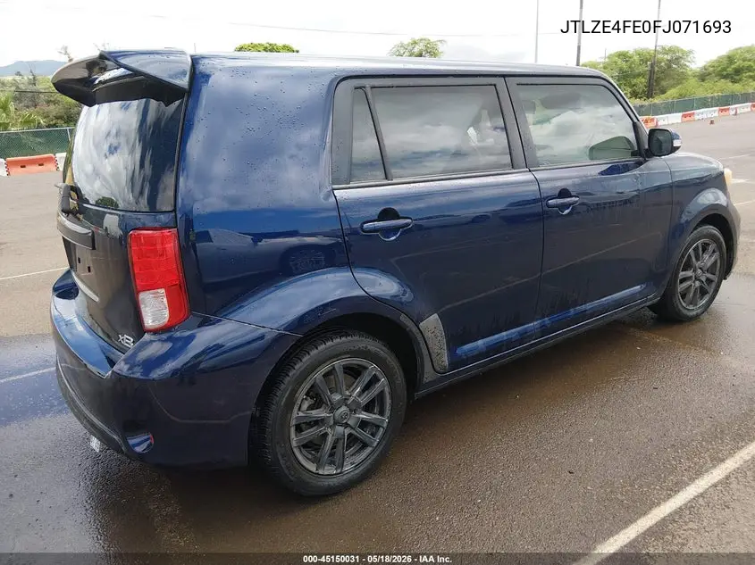 2015 Scion Xb 686 Parklan Edition VIN: JTLZE4FE0FJ071693 Lot: 45150031