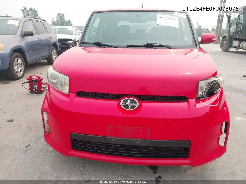 2015 Scion Xb VIN: JTLZE4FE0FJ078076 Lot: 45659527