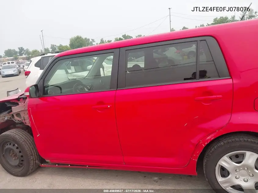 2015 Scion Xb VIN: JTLZE4FE0FJ078076 Lot: 45659527