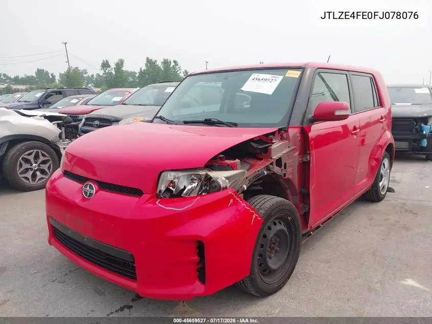 2015 Scion Xb VIN: JTLZE4FE0FJ078076 Lot: 45659527