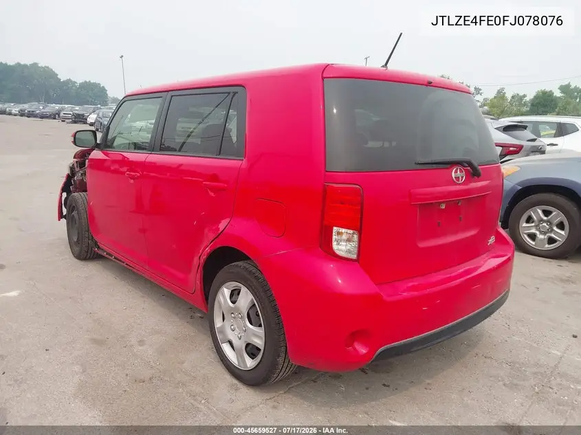 2015 Scion Xb VIN: JTLZE4FE0FJ078076 Lot: 45659527