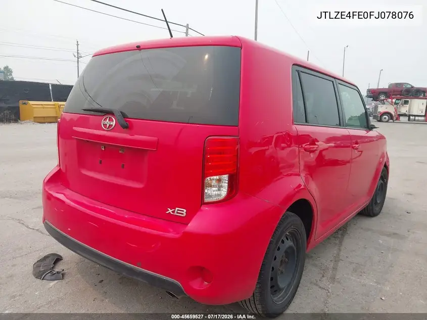 2015 Scion Xb VIN: JTLZE4FE0FJ078076 Lot: 45659527
