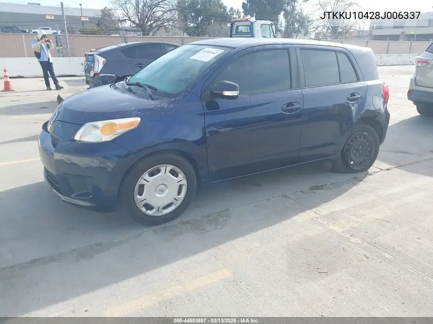 2008 Scion Xd VIN: JTKKU10428J006337 Lot: 44583687