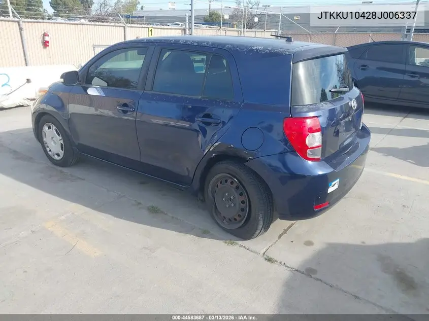 2008 Scion Xd VIN: JTKKU10428J006337 Lot: 44583687