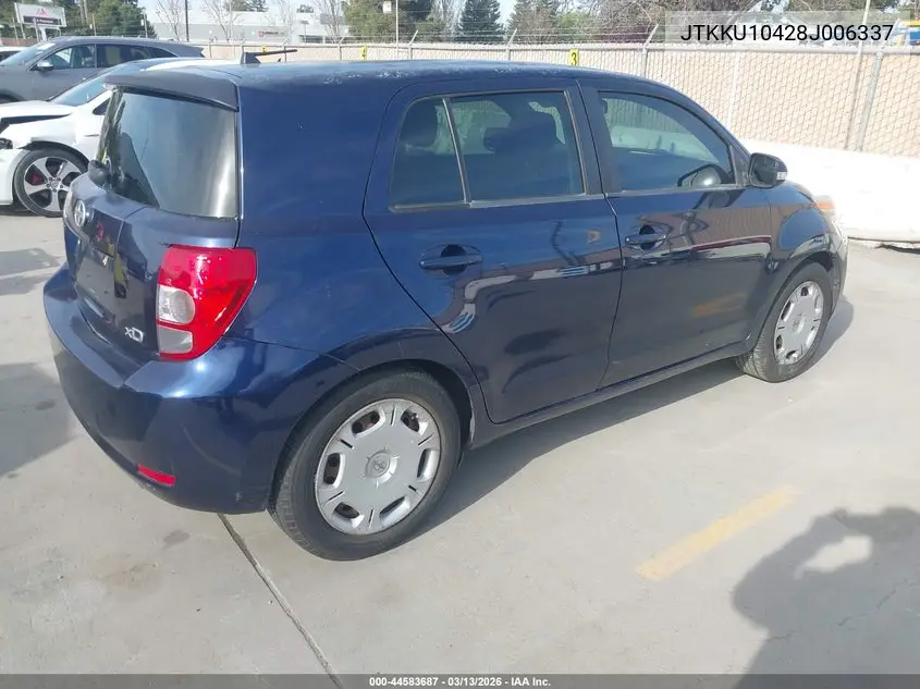 2008 Scion Xd VIN: JTKKU10428J006337 Lot: 44583687