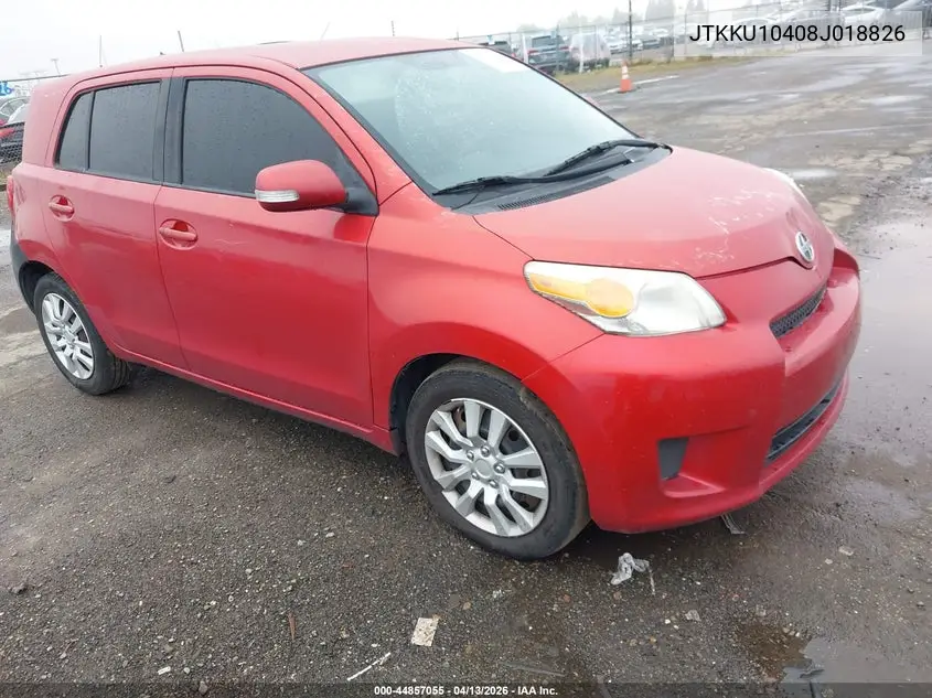 2008 Scion Xd VIN: JTKKU10408J018826 Lot: 44857055