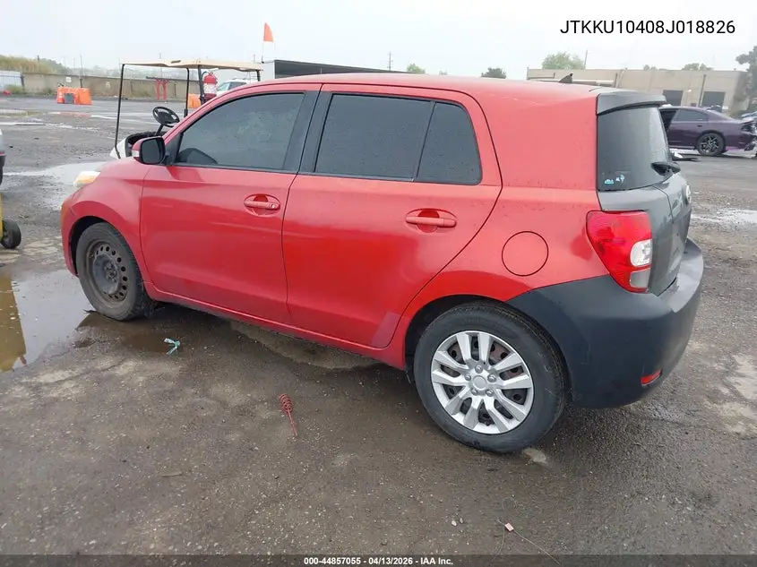 2008 Scion Xd VIN: JTKKU10408J018826 Lot: 44857055