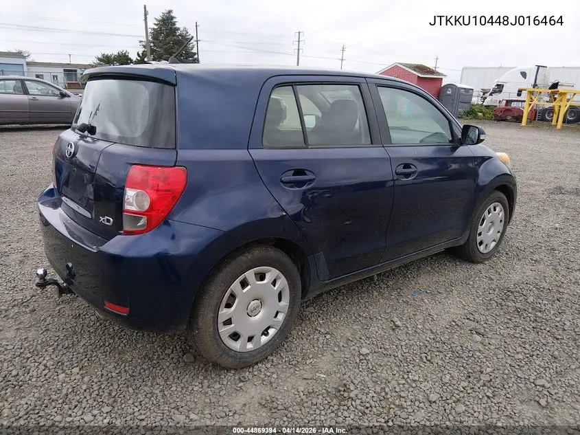 2008 Scion Xd VIN: JTKKU10448J016464 Lot: 44869394