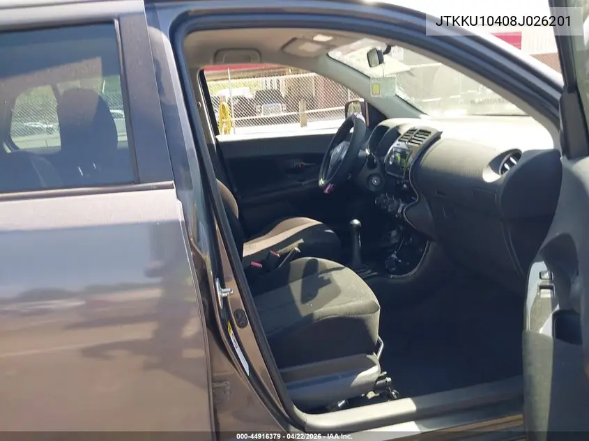 2008 Scion Xd VIN: JTKKU10408J026201 Lot: 44916379