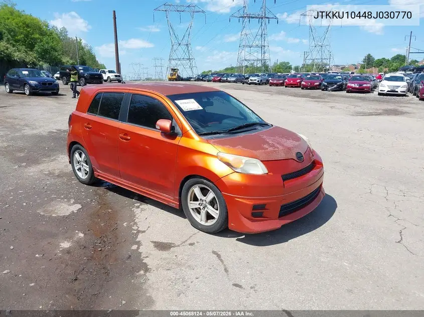 2008 Scion Xd VIN: JTKKU10448J030770 Lot: 45068124