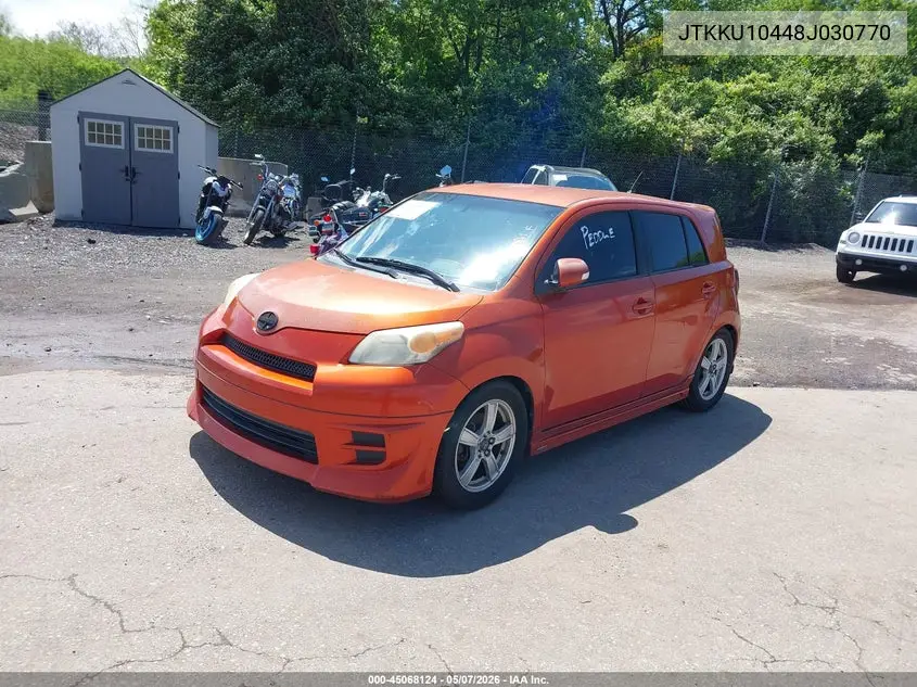 2008 Scion Xd VIN: JTKKU10448J030770 Lot: 45068124
