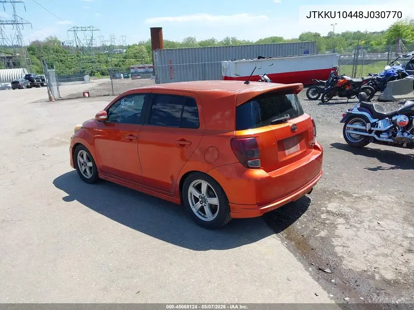 2008 Scion Xd VIN: JTKKU10448J030770 Lot: 45068124