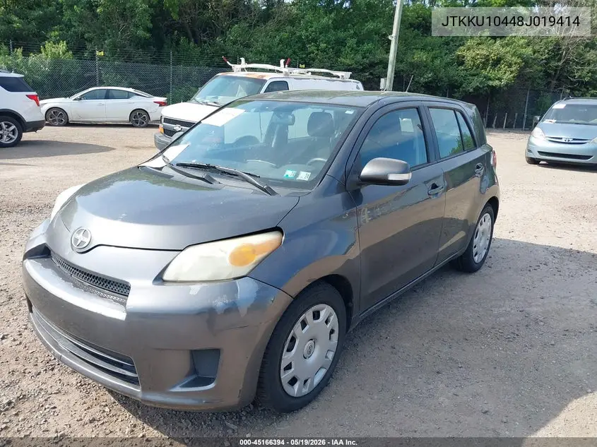 2008 Scion Xd VIN: JTKKU10448J019414 Lot: 45166394