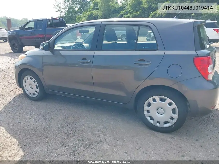 2008 Scion Xd VIN: JTKKU10448J019414 Lot: 45166394