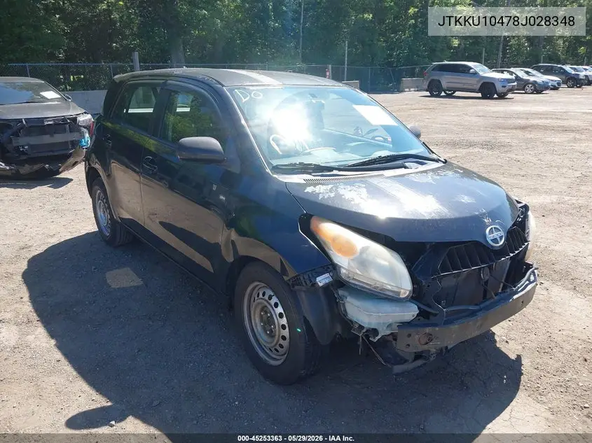 2008 Scion Xd VIN: JTKKU10478J028348 Lot: 45253363