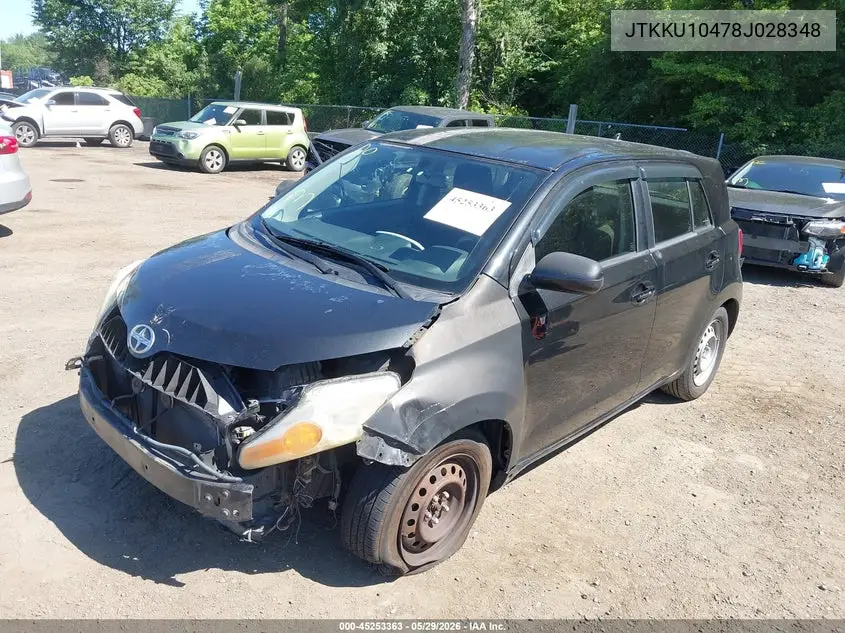 2008 Scion Xd VIN: JTKKU10478J028348 Lot: 45253363