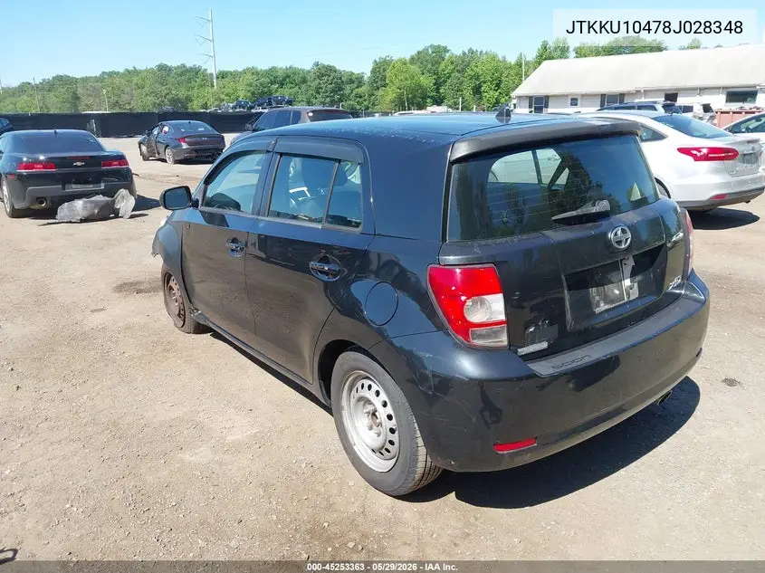 2008 Scion Xd VIN: JTKKU10478J028348 Lot: 45253363