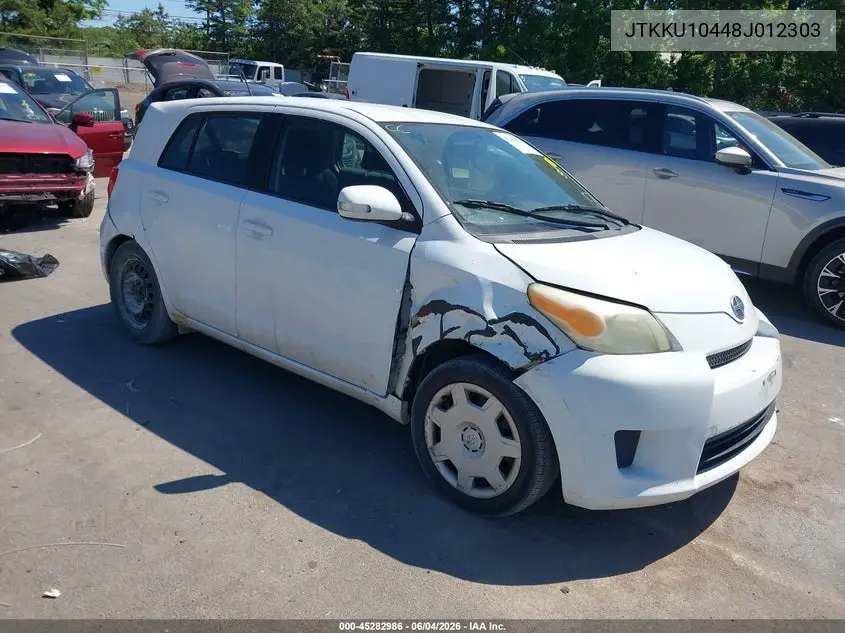 2008 Scion Xd VIN: JTKKU10448J012303 Lot: 45282986