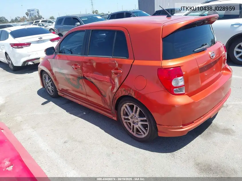 2008 Scion Xd VIN: JTKKU10438J028959 Lot: 45406574