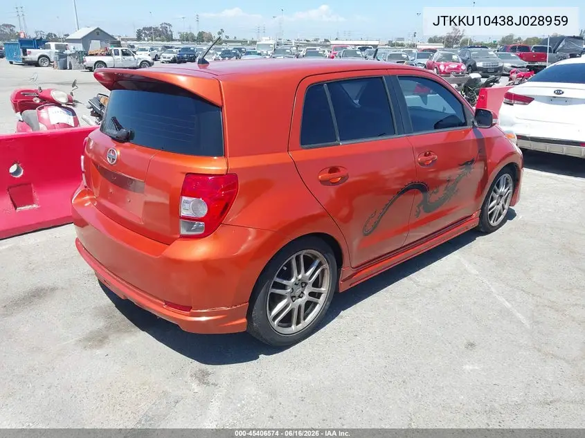 2008 Scion Xd VIN: JTKKU10438J028959 Lot: 45406574