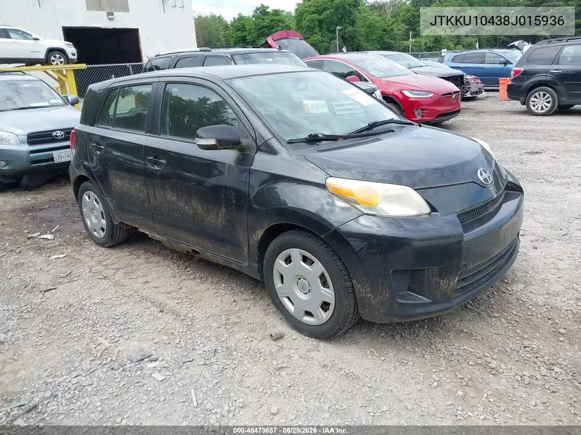 2008 Scion Xd VIN: JTKKU10438J015936 Lot: 45473657