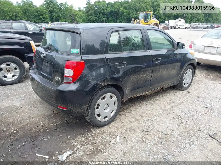 2008 Scion Xd VIN: JTKKU10438J015936 Lot: 45473657