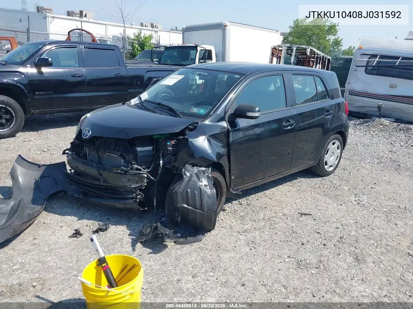 2008 Scion Xd VIN: JTKKU10408J031592 Lot: 45489515